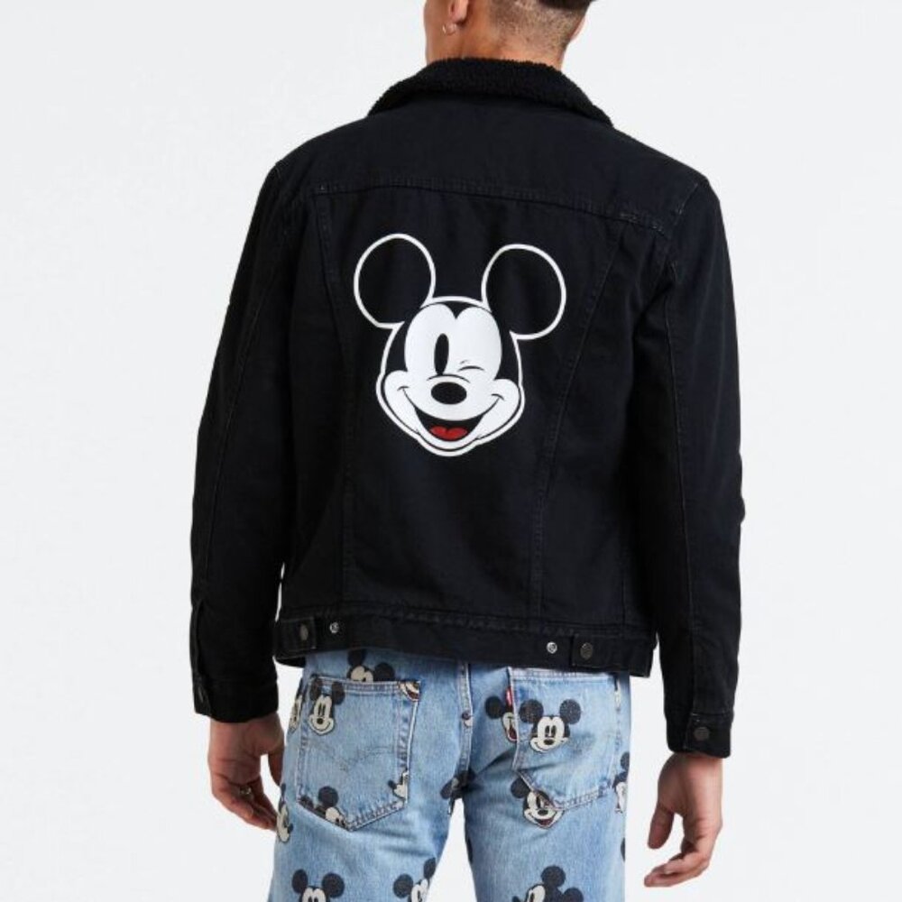 Levi’s x Disney Mickey Mouse Sherpa Trucker Denim Jacket